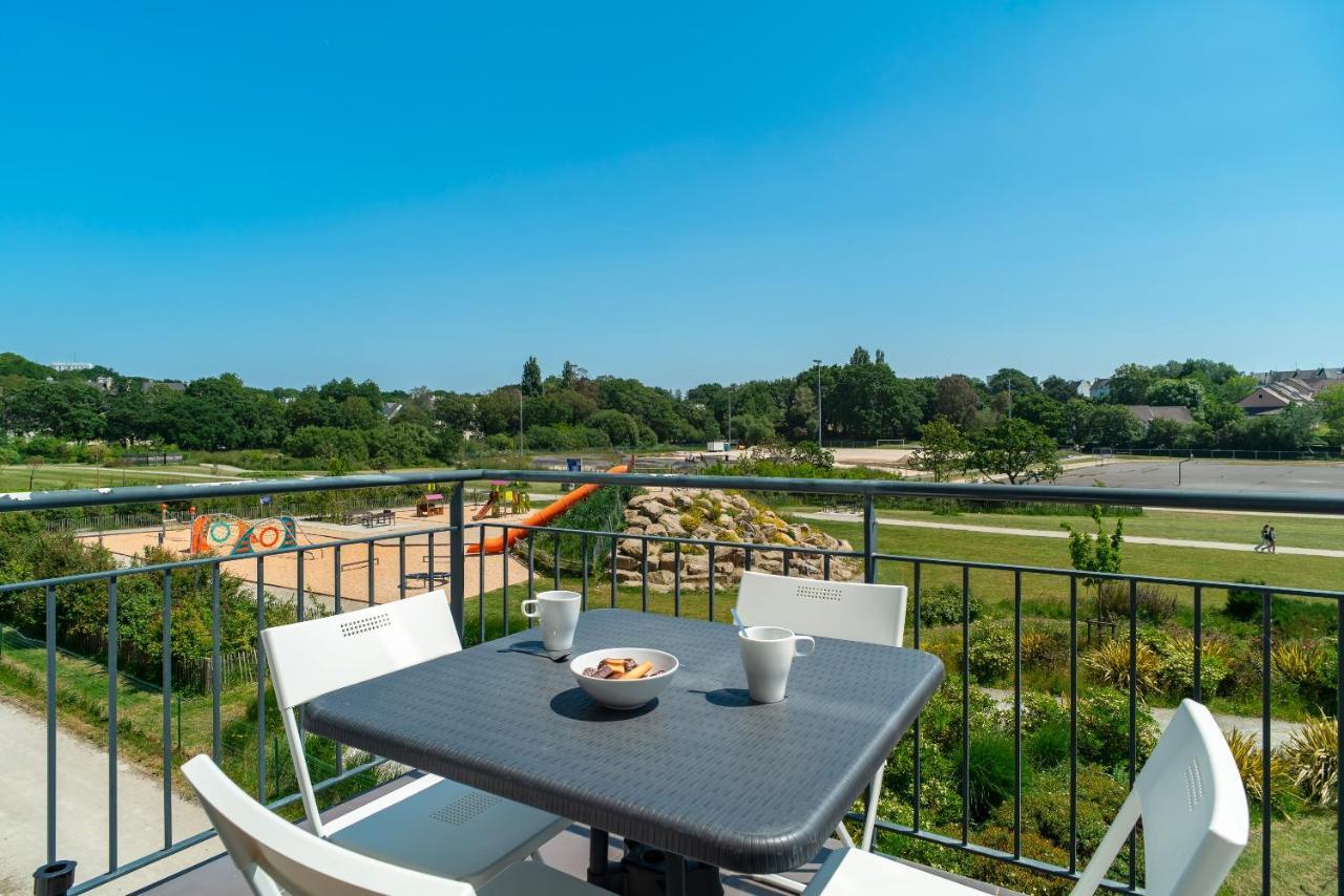 Les Thermes 521 - Appt Proche Plage Avec Piscine Partagee Concarneau Bagian luar foto